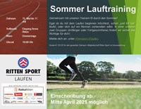 Sommer Lauftraining - Fortgeschrittene