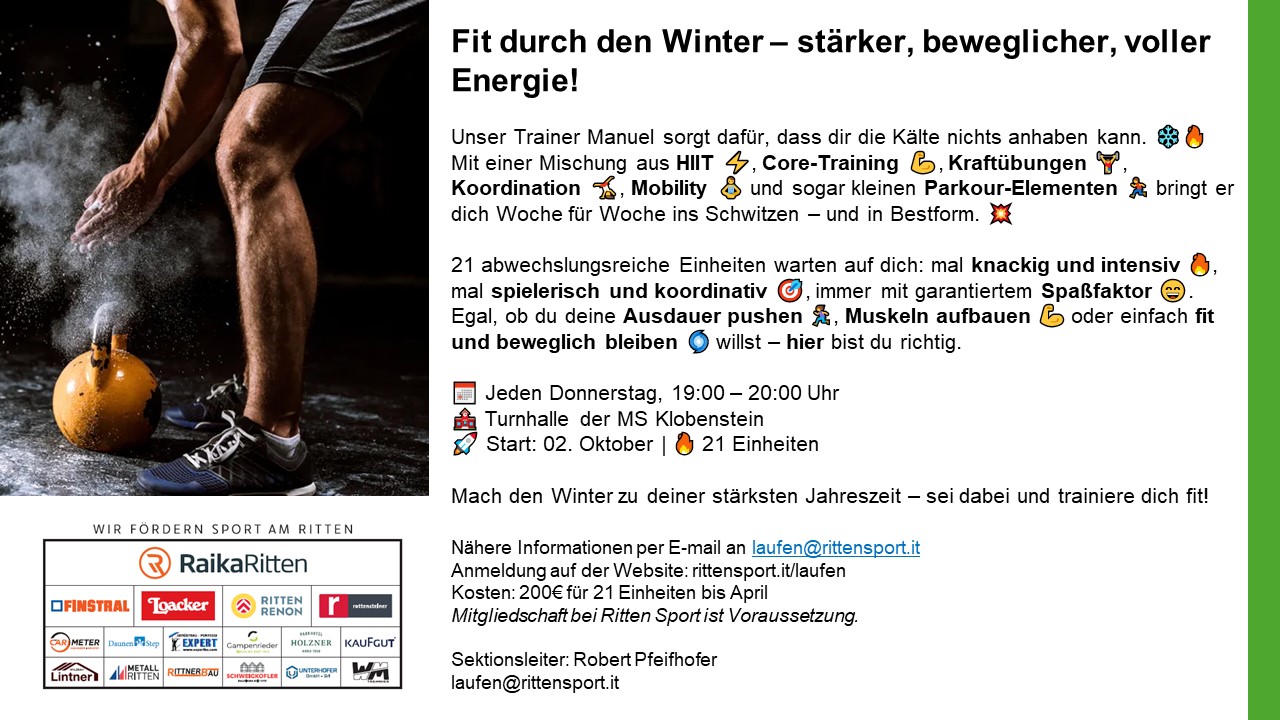 Wintertraining 2025-2026
