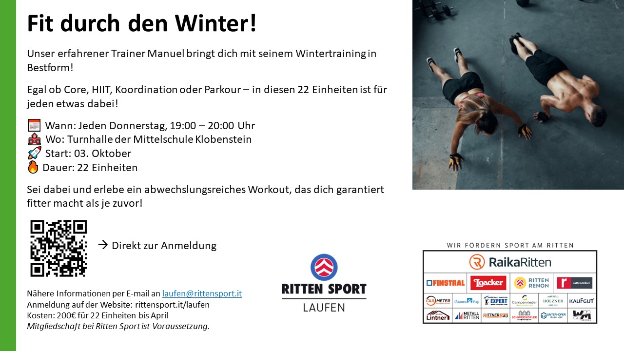 Wintertraining 2024-2025