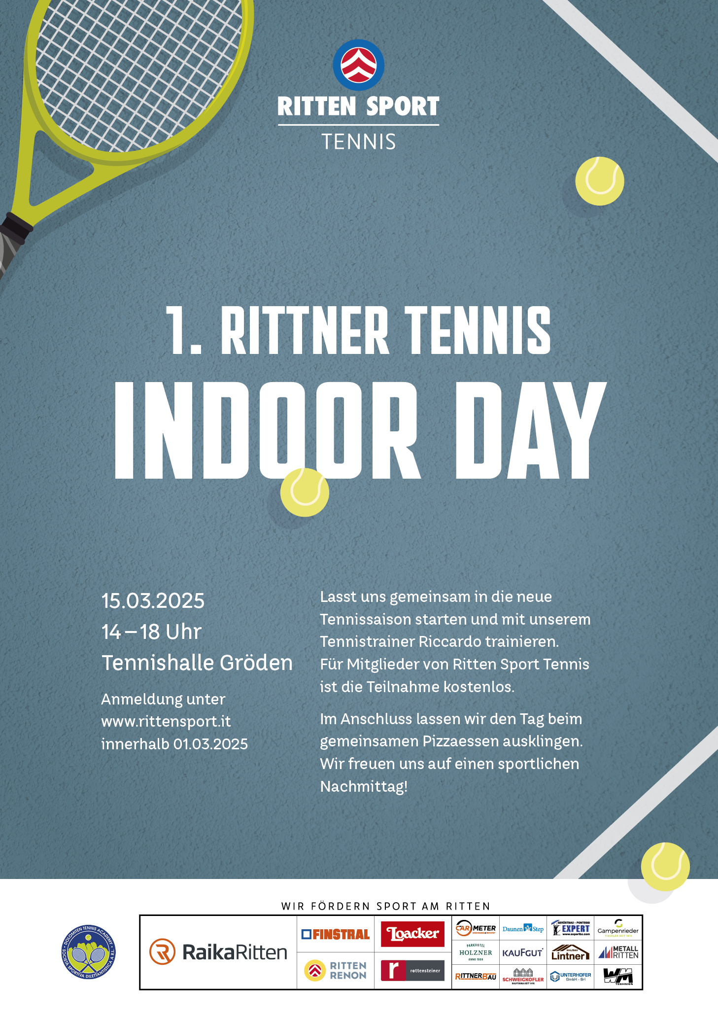 1. Rittner Tennis Indoor Days